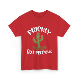 Prickly But Precious Cactus T-Shirt - Red