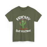 Prickly But Precious Cactus T-Shirt - Military Green