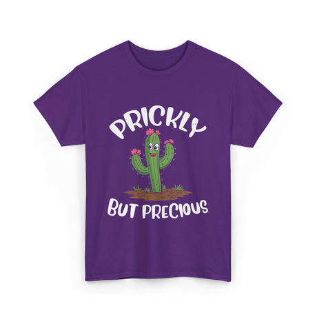 Prickly But Precious Cactus T-Shirt - Purple