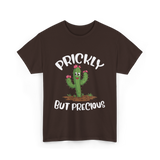 Prickly But Precious Cactus T-Shirt - Dark Chocolate