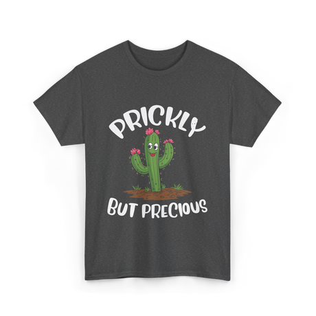 Prickly But Precious Cactus T-Shirt - Dark Heather