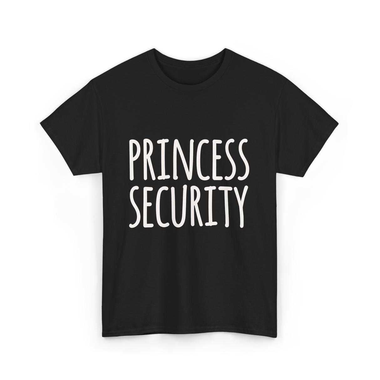 Princess Security Security Guard T-Shirt - Black