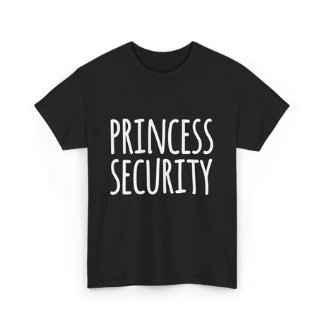 Princess Security Security Guard T-Shirt - Black