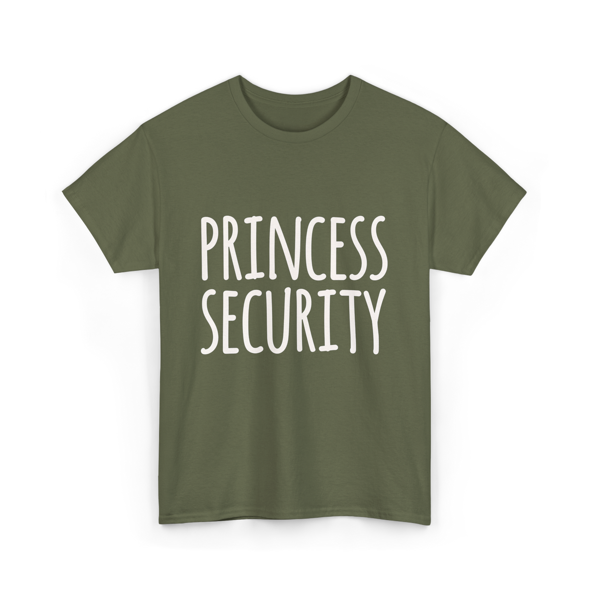 Princess Security Security Guard T-Shirt - Military Green