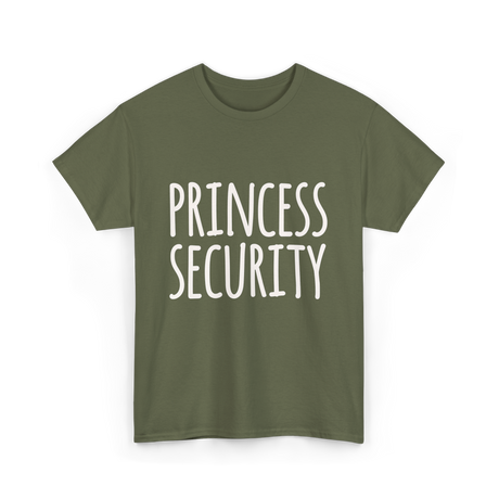 Princess Security Security Guard T-Shirt - Military Green