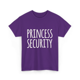 Princess Security Security Guard T-Shirt - Purple