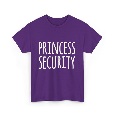 Princess Security Security Guard T-Shirt - Purple