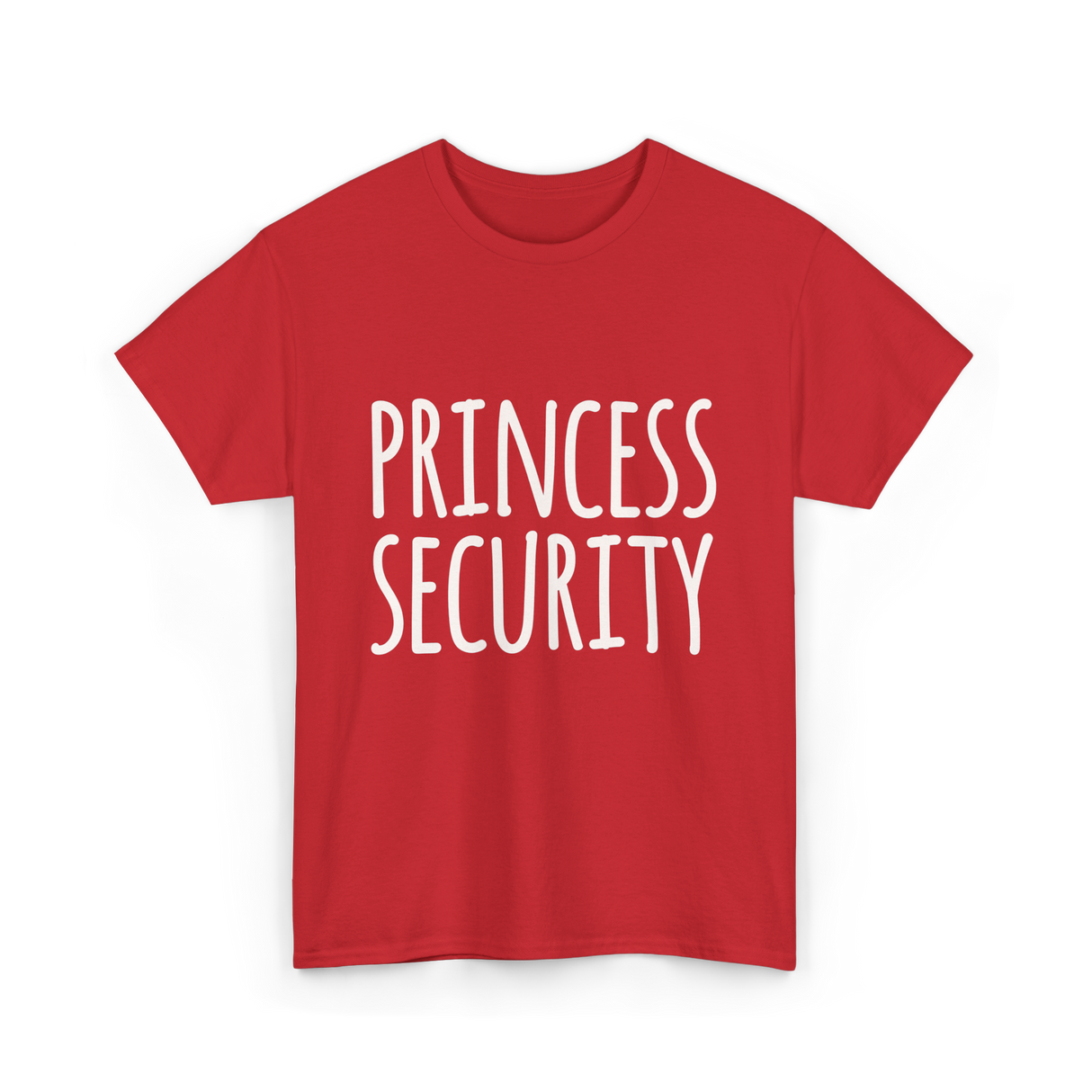 Princess Security Security Guard T-Shirt - Red