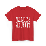 Princess Security Security Guard T-Shirt - Red