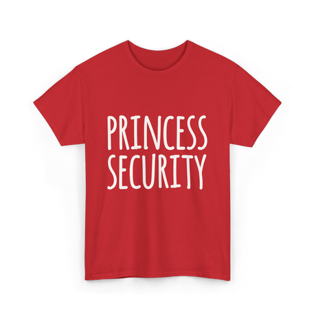 Princess Security Security Guard T-Shirt - Red