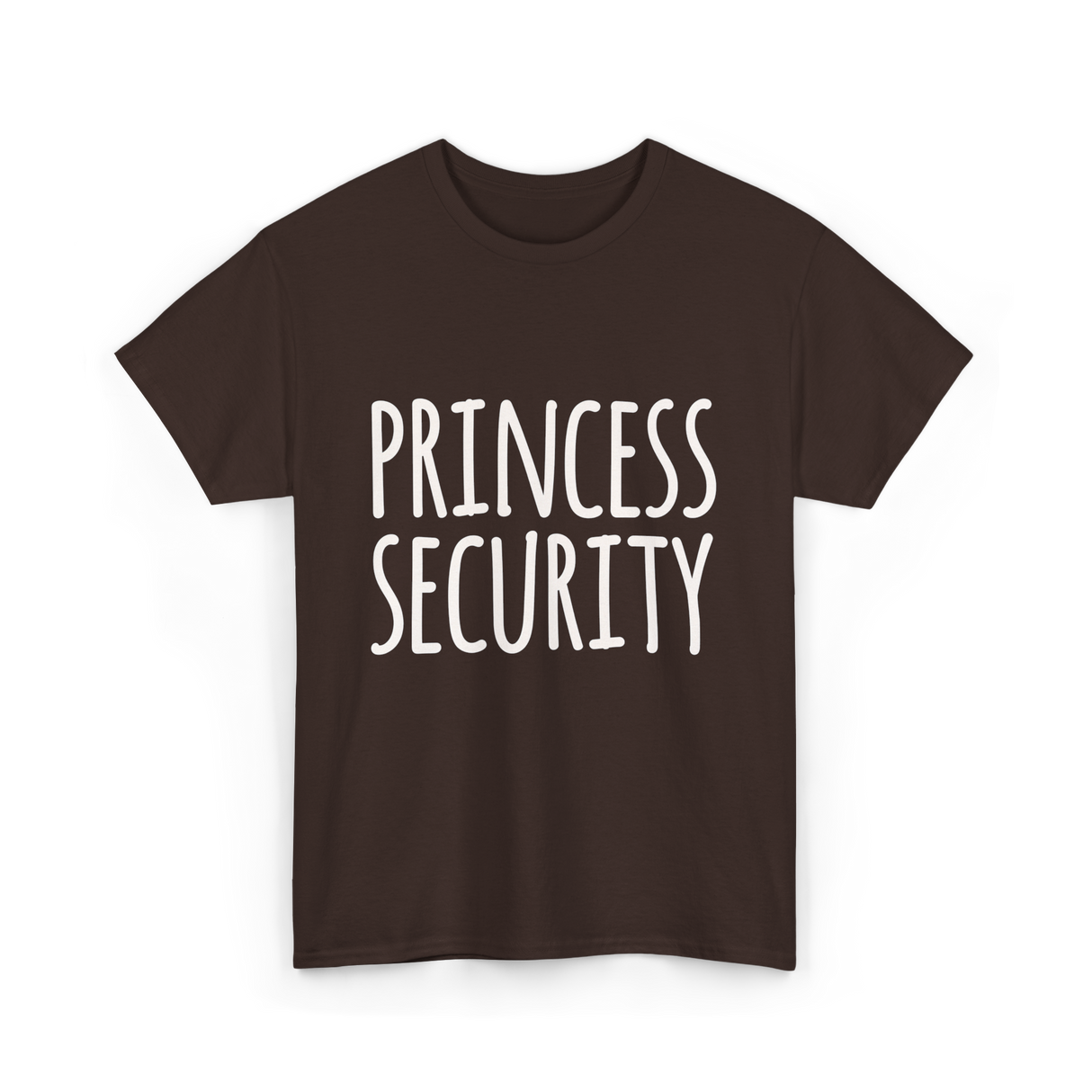 Princess Security Security Guard T-Shirt - Dark Chocolate