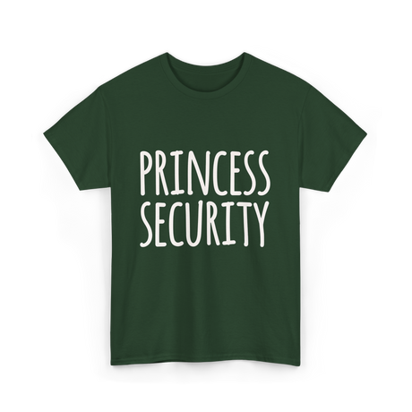 Princess Security Security Guard T-Shirt - Forest Green