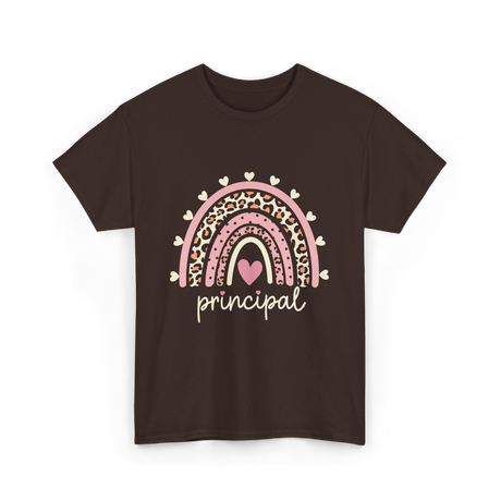 Principal Rainbow Principal T-Shirt - Dark Chocolate