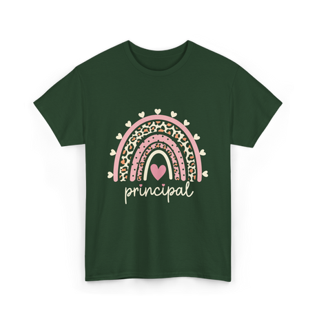 Principal Rainbow Principal T-Shirt - Forest Green