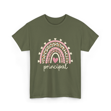 Principal Rainbow Principal T-Shirt - Military Green