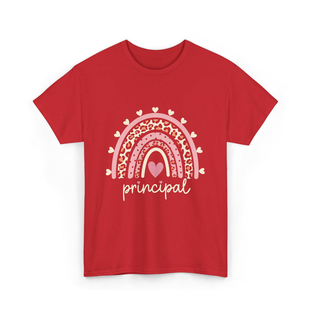 Principal Rainbow Principal T-Shirt - Red