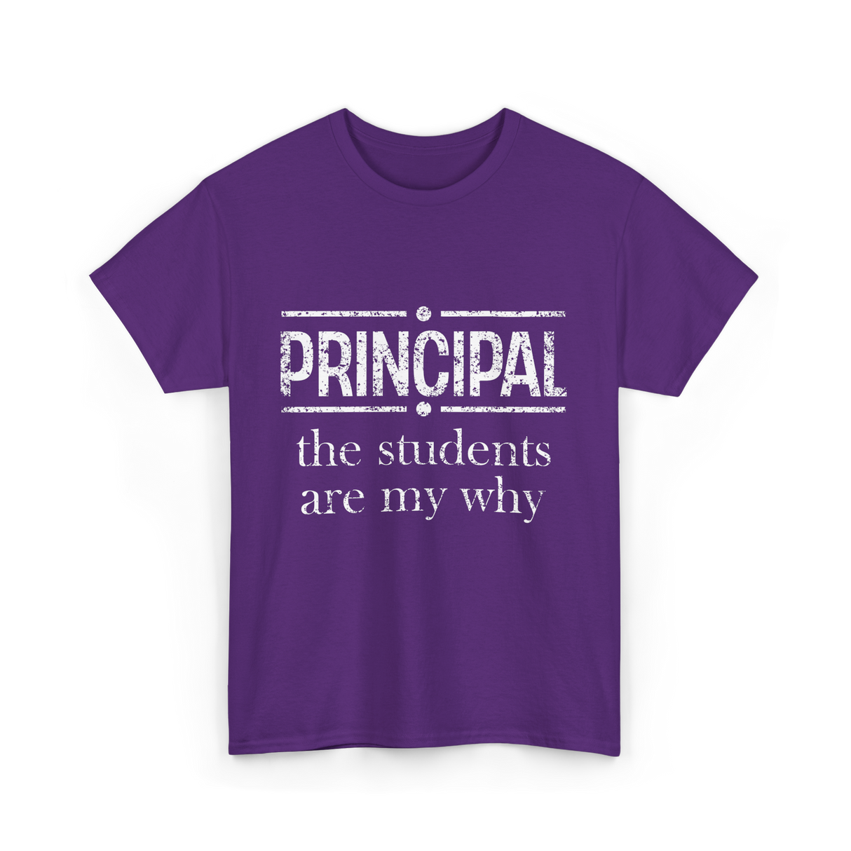 Principal Students Are My Why Principal T-Shirt - Purple