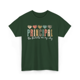 Principal The Students Are My Why Principal T-Shirt - Forest Green