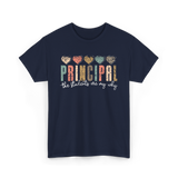 Principal The Students Are My Why Principal T-Shirt - Navy