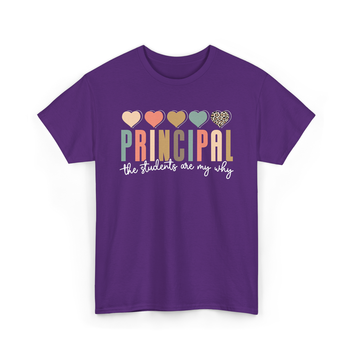 Principal The Students Are My Why T-Shirt - Purple