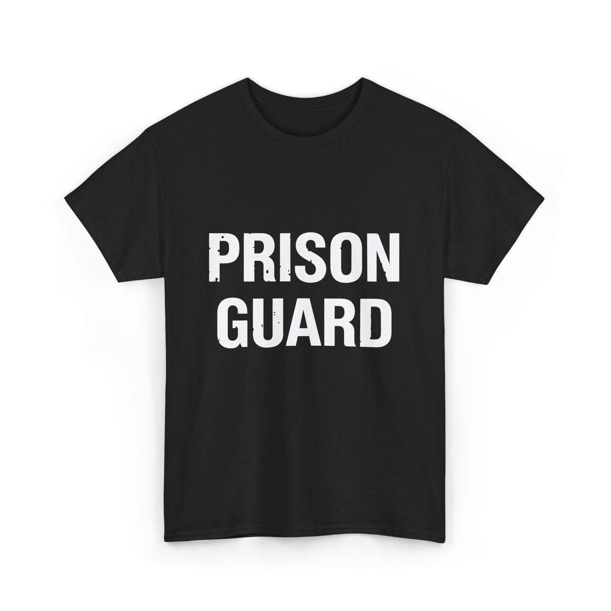 Prison Guard Costume Guard T-Shirt - Black