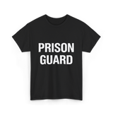 Prison Guard Costume Guard T-Shirt - Black