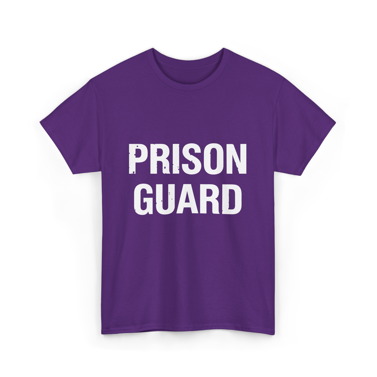 Prison Guard Costume Guard T-Shirt - Purple