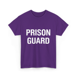 Prison Guard Costume Guard T-Shirt - Purple