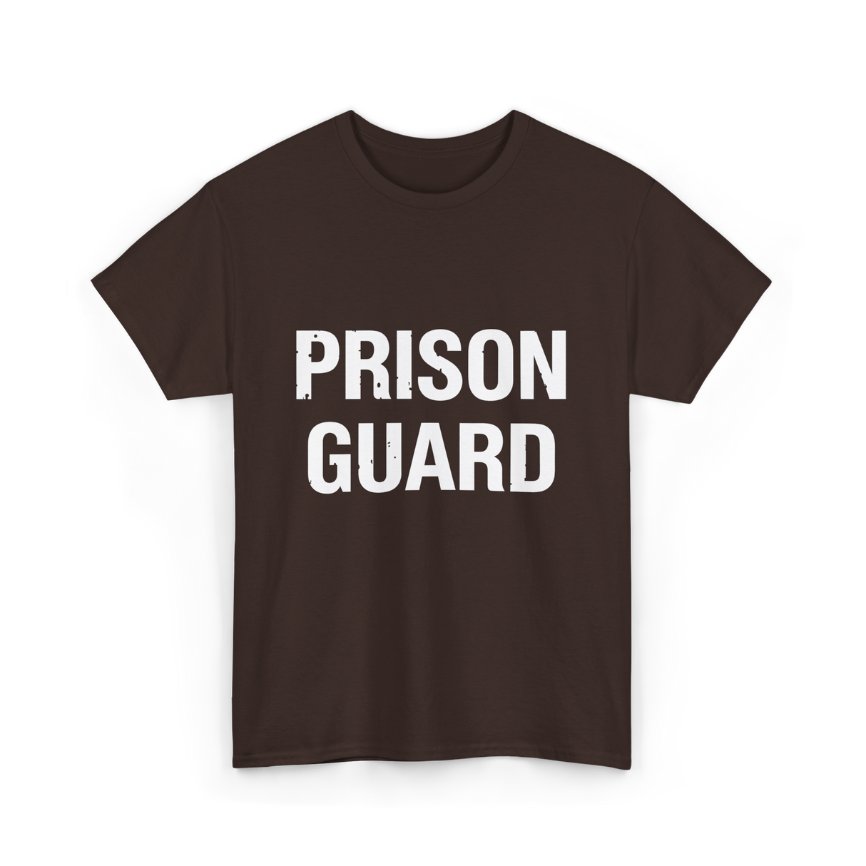 Prison Guard Costume Guard T-Shirt - Dark Chocolate