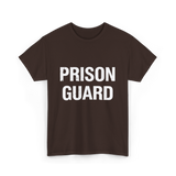 Prison Guard Costume Guard T-Shirt - Dark Chocolate