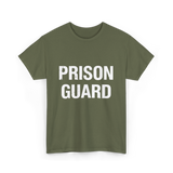 Prison Guard Costume Guard T-Shirt - Military Green