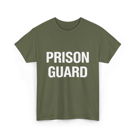 Prison Guard Costume Guard T-Shirt - Military Green