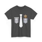 Prison Guard Costume Officer T-Shirt - Dark Heather