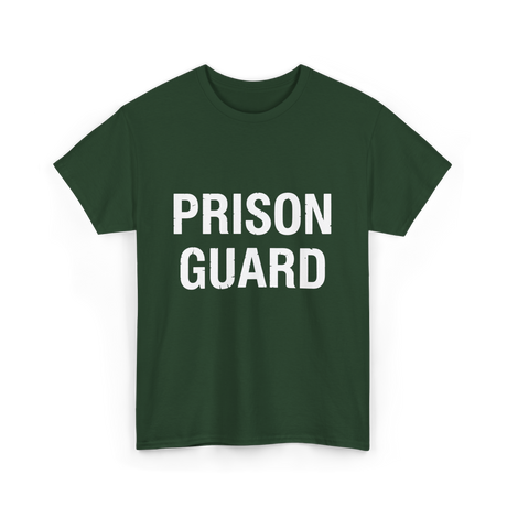 Prison Guard Costume T-Shirt - Forest Green