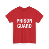 Prison Guard Costume T-Shirt - Red