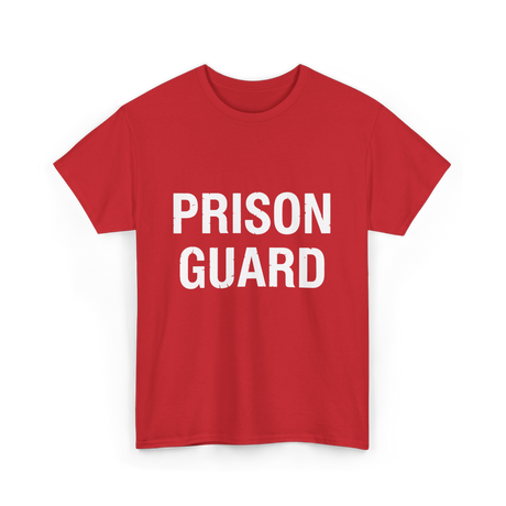 Prison Guard Costume T-Shirt - Red