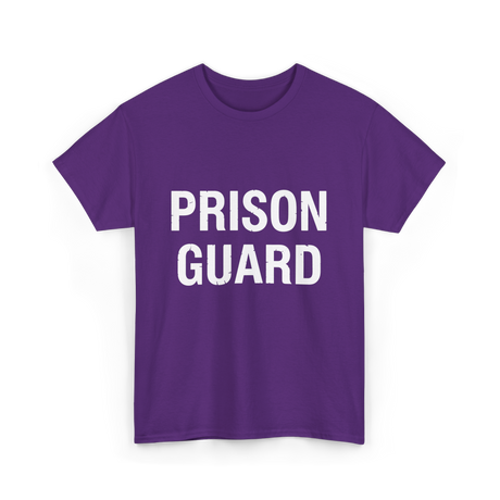 Prison Guard Costume T-Shirt - Purple