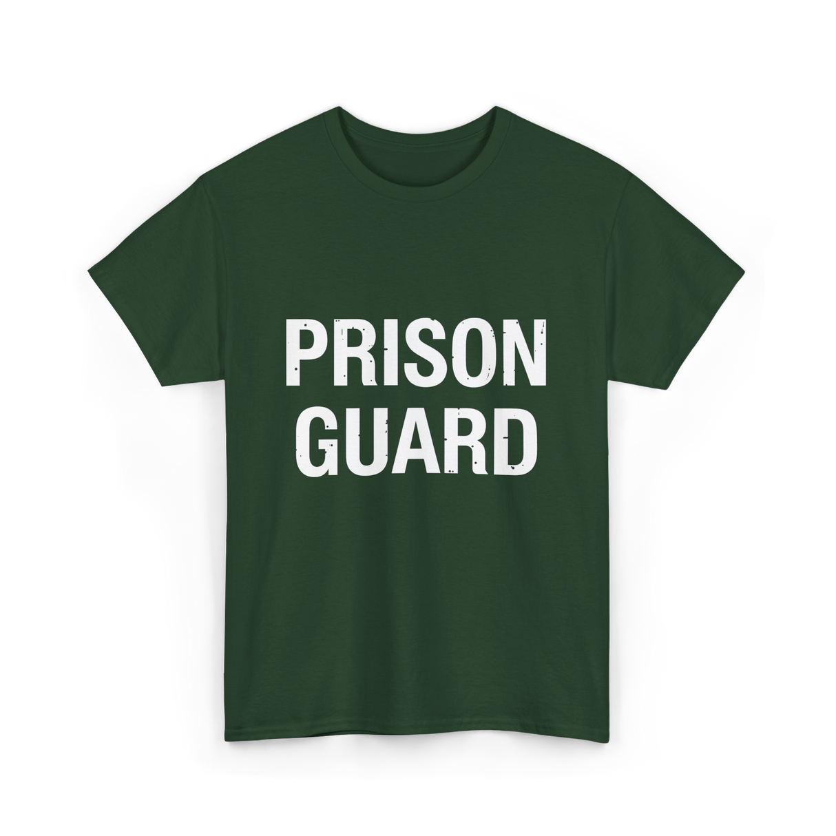 Prison Guard Guard Prisoner T-Shirt - Forest Green