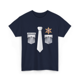 Prison Guard Police Officer T-Shirt - Navy