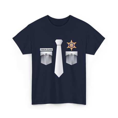 Prison Guard Police Officer T-Shirt - Navy