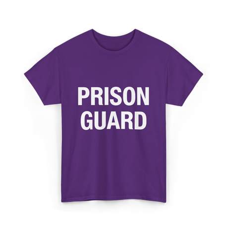 Prison Guard Prison Guard T-Shirt - Purple