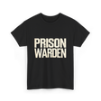 Prison Warden Costume T-Shirt - Black