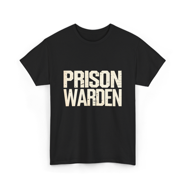 Prison Warden Costume T-Shirt - Black