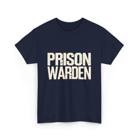 Prison Warden Costume T-Shirt - Navy