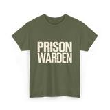 Prison Warden Costume T-Shirt - Military Green