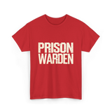 Prison Warden Costume T-Shirt - Red