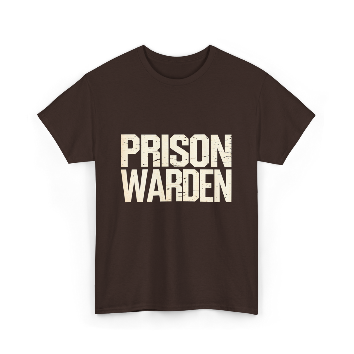 Prison Warden Costume T-Shirt - Dark Chocolate