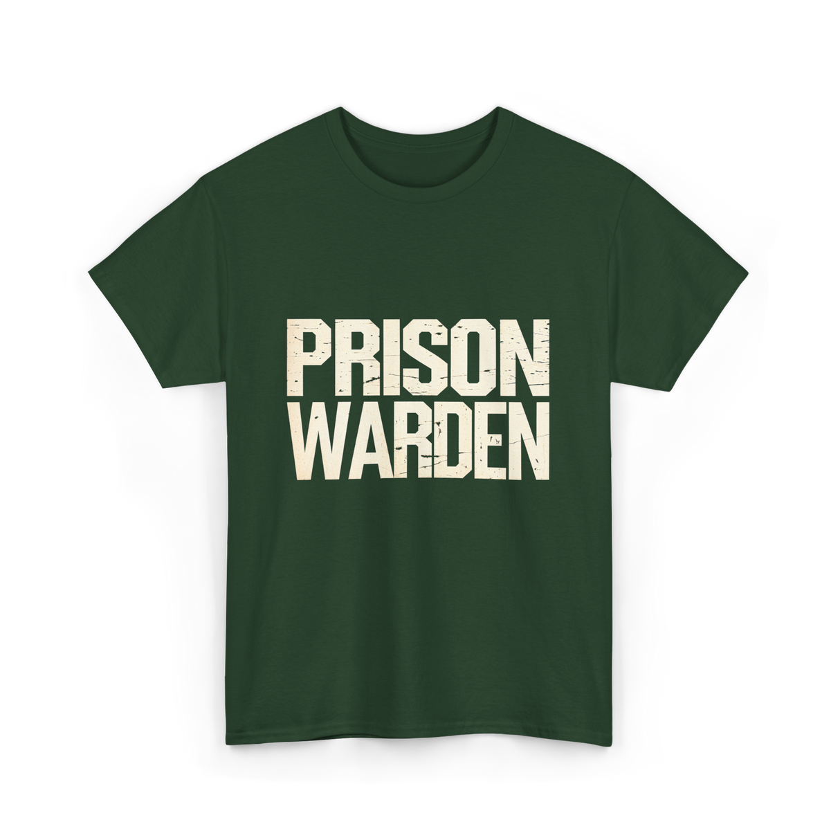 Prison Warden Costume T-Shirt - Forest Green