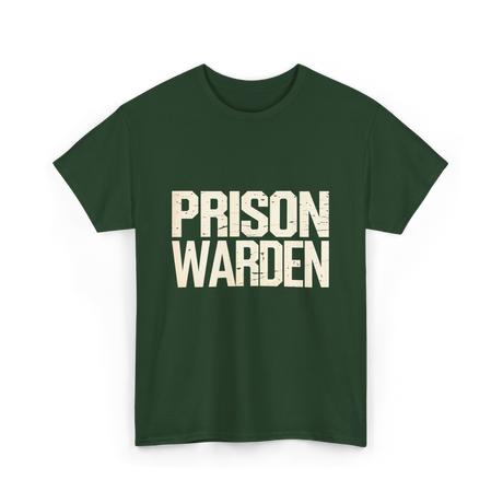 Prison Warden Costume T-Shirt - Forest Green