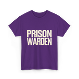 Prison Warden Costume T-Shirt - Purple